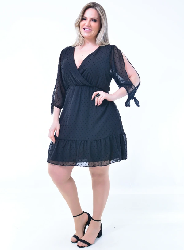 Vestido Plus Size Delicado