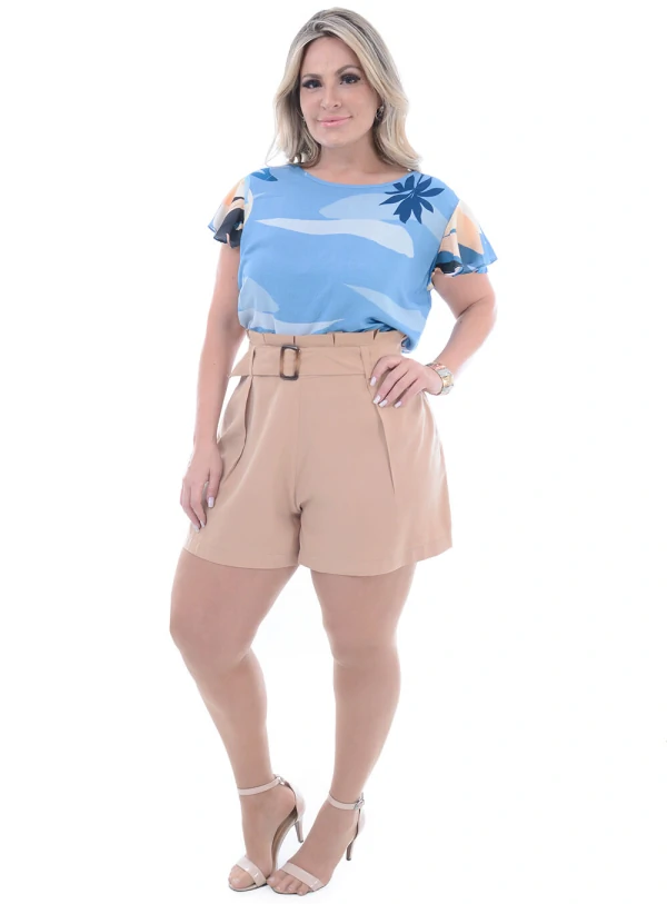 Blusa Plus Size Sorriso