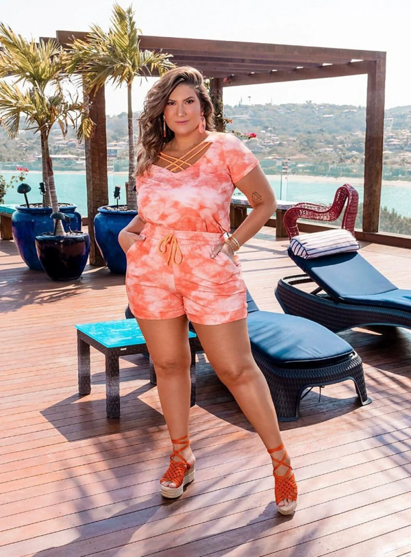 Conjunto Plus Size Strappy