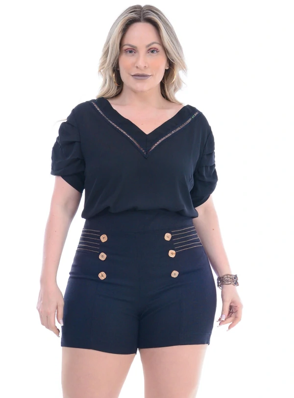 Blusa Plus Size Luminosa