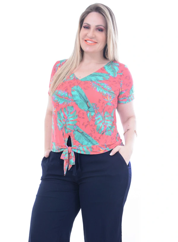 Blusa Predilect´s Amarração Plus Size