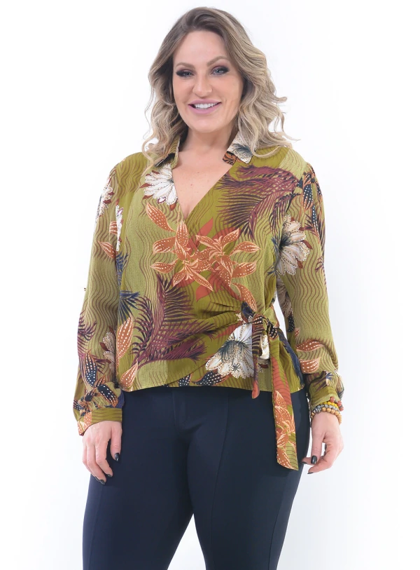 Blusa Plus Size Encantadora
