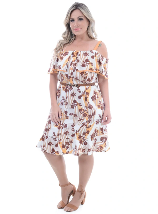 Vestido Plus Size Ação
