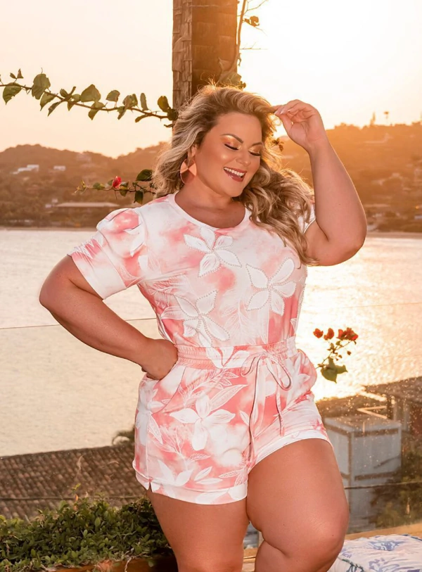 Conjunto Plus Size Pérolas