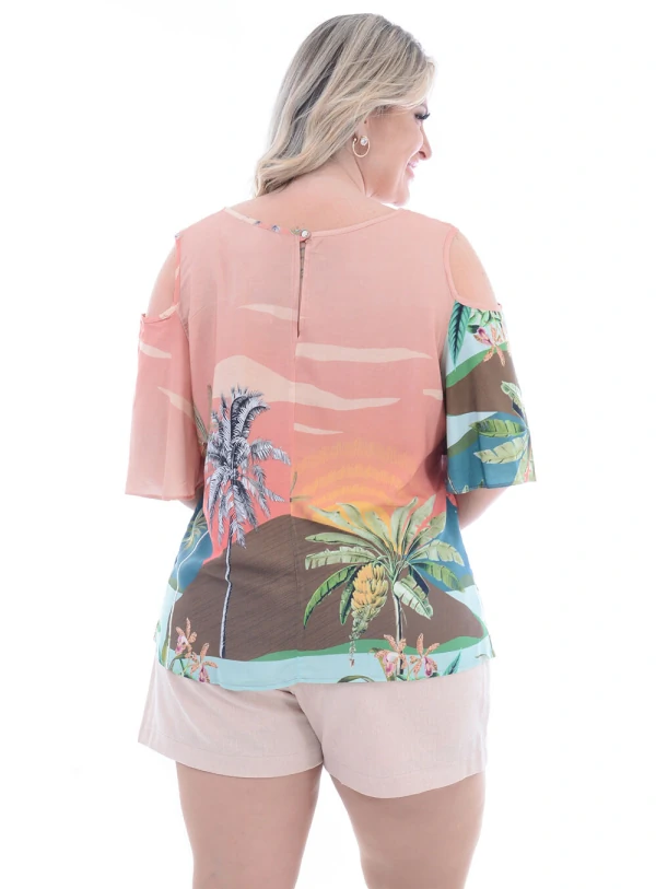 Blusa Plus Size Empolgação