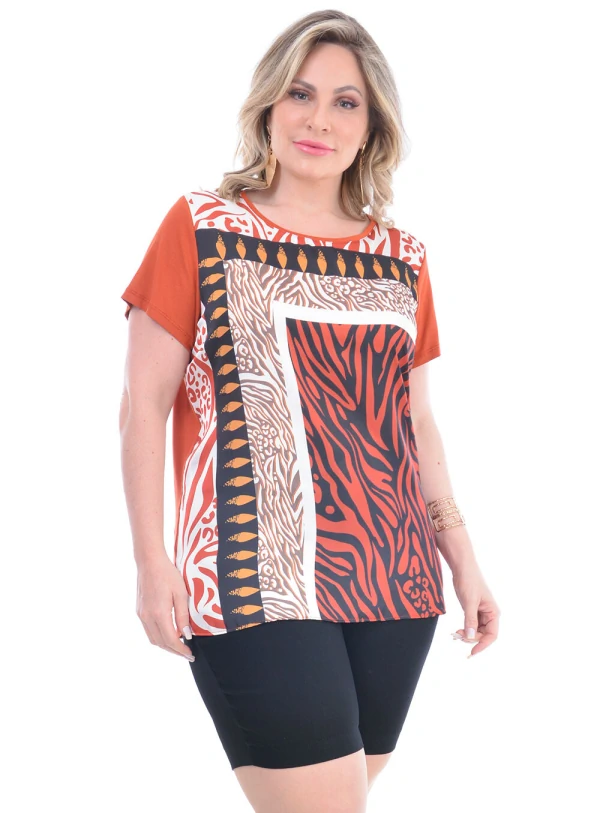 Blusa Plus Size Rogéria