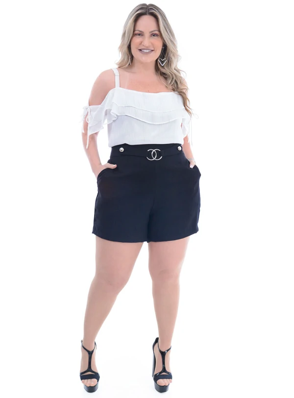 Blusa Plus Size Romântica