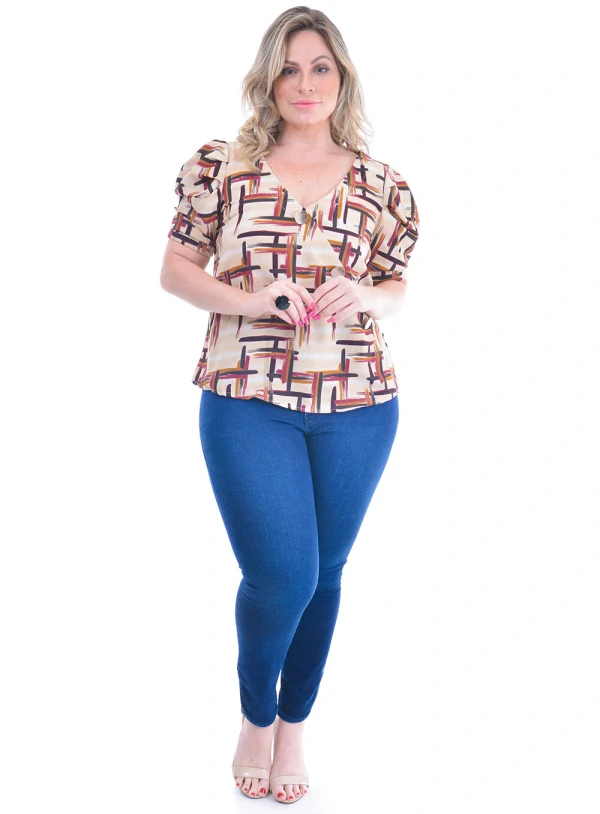 Blusa Plus Size Cartagena