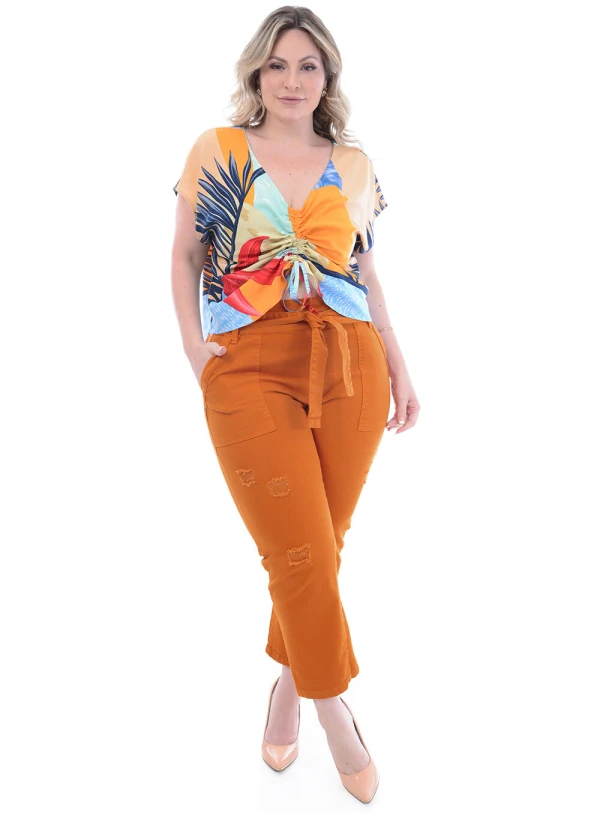 Calça Jeans Plus Size Sol