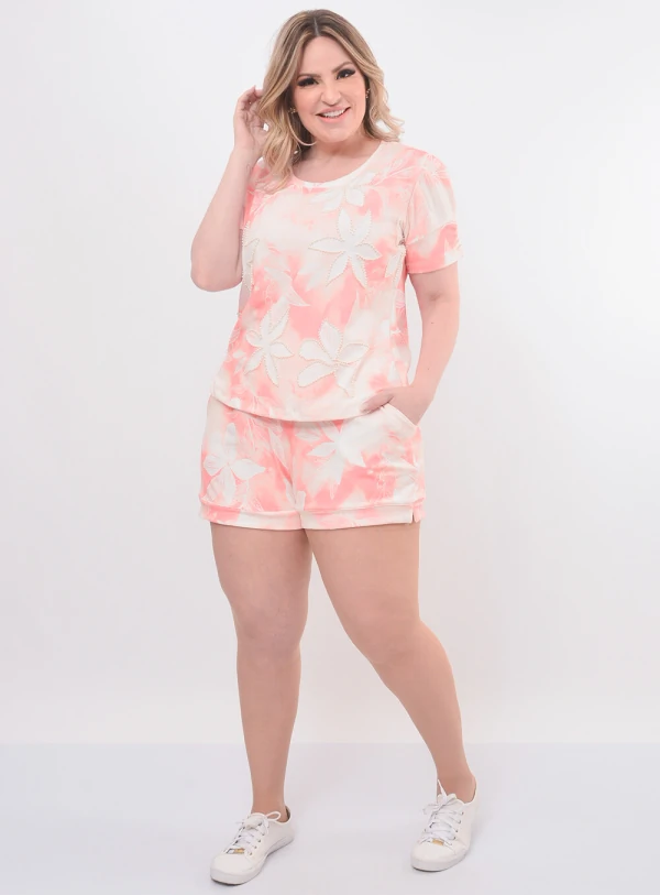 Conjunto Plus Size Pérolas