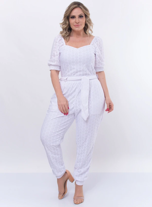 Conjunto Plus Size Branco