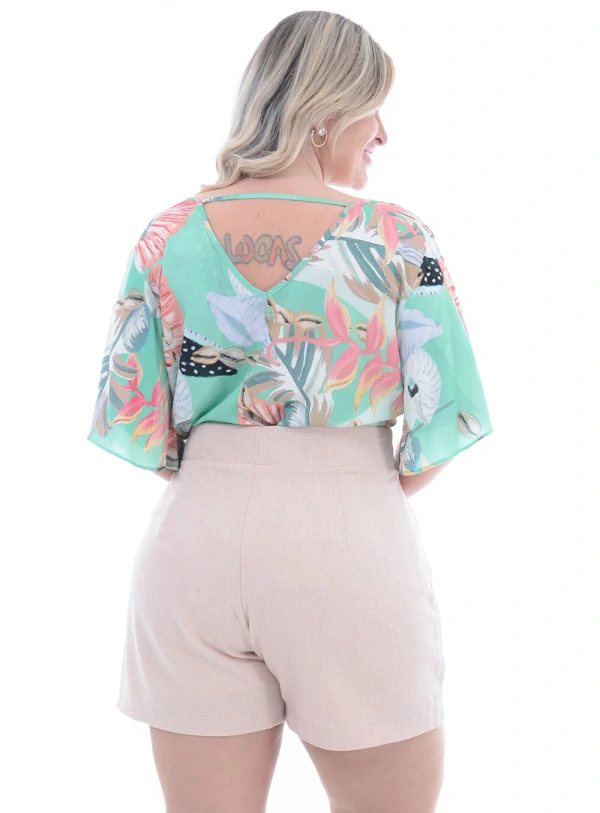 Blusa Plus Size Conchas