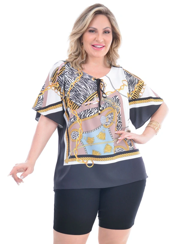 Blusa Plus Size Rosângela