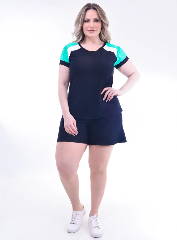 Conjunto Plus Size Curto