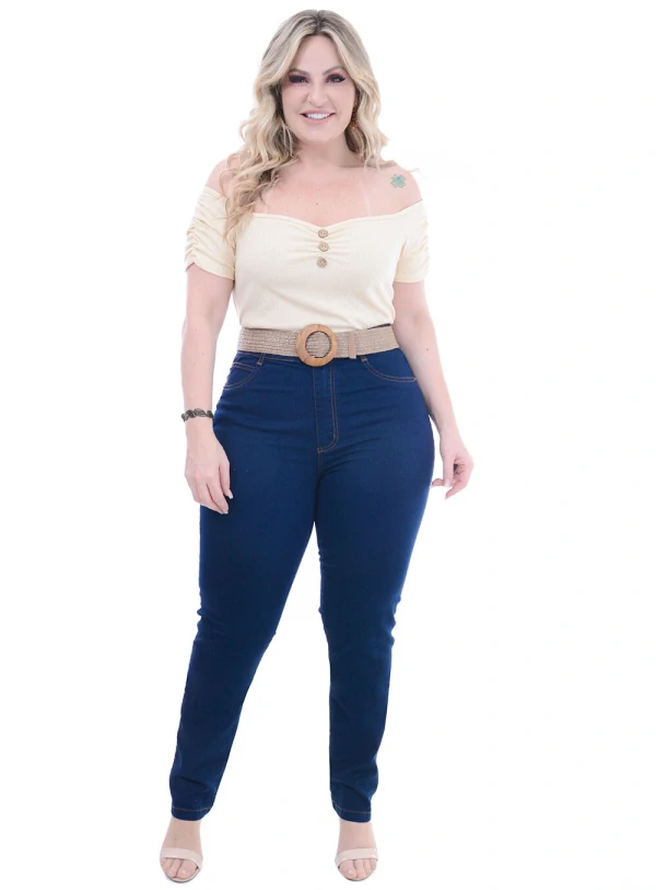 Blusa Plus Size Canelada