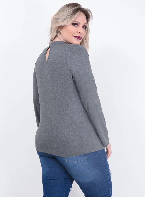 Blusa Predilect´s Aplicação Plus Size