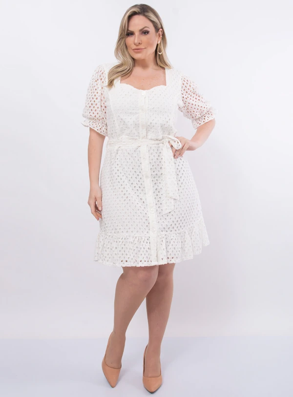 Vestido Plus Size em Laise