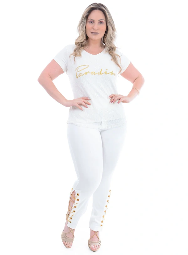 Blusa Plus Size Paradise