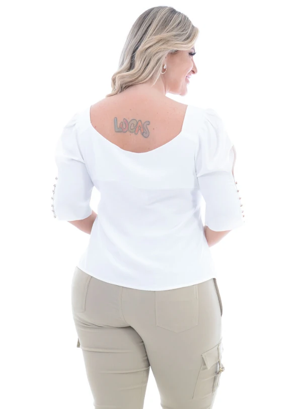 Blusa Plus Size Positividade