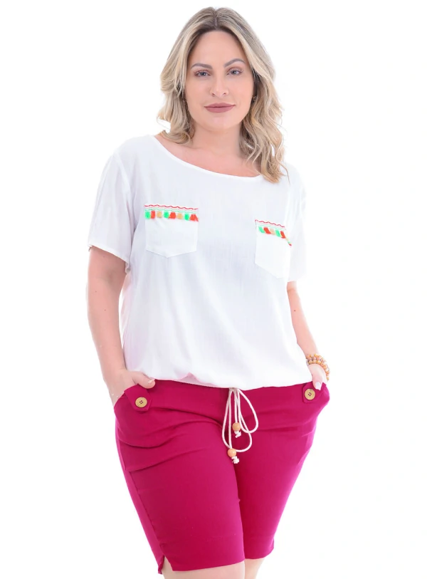 Blusa Plus Size Poli