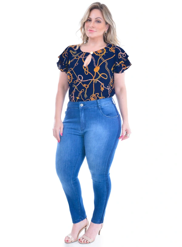 Blusa Plus Size Tarrasa