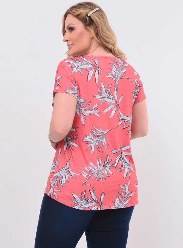 Blusa Plus Size Estampada