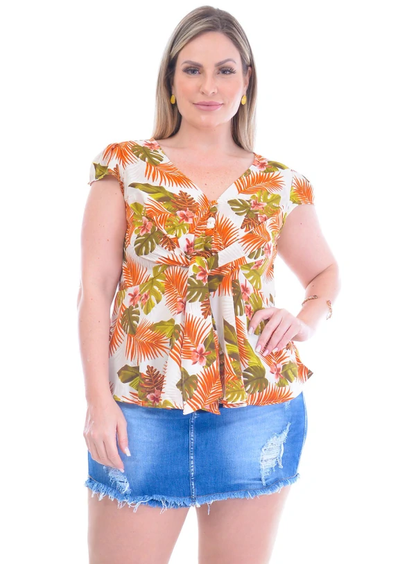 Blusa Plus Size Arabela