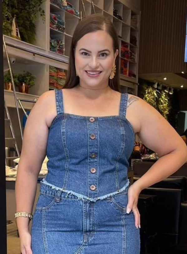 Top Jeans Plus Size Corset Vintage 