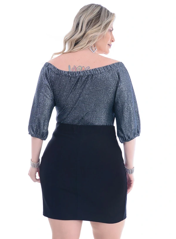 Blusa Plus Size Natural