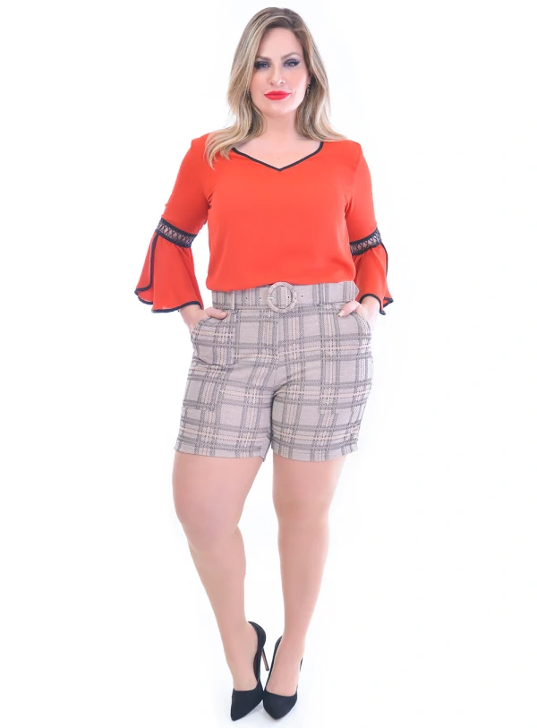 Blusa Plus Size Grissa