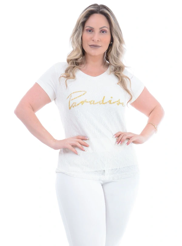 Blusa Plus Size Paradise