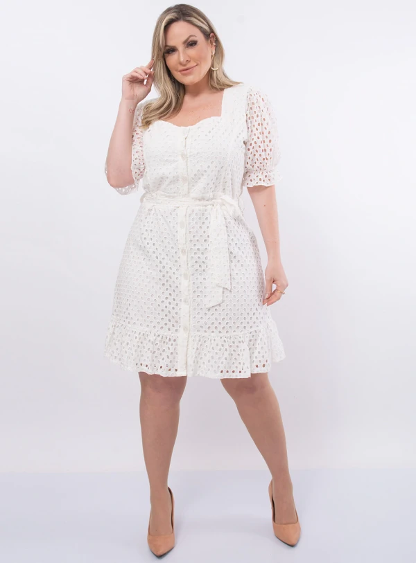 Vestido Plus Size em Laise