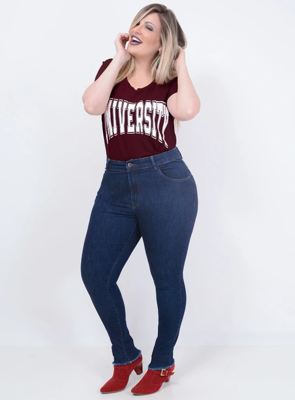 Calça Jeans Skinny Julia Plus Size