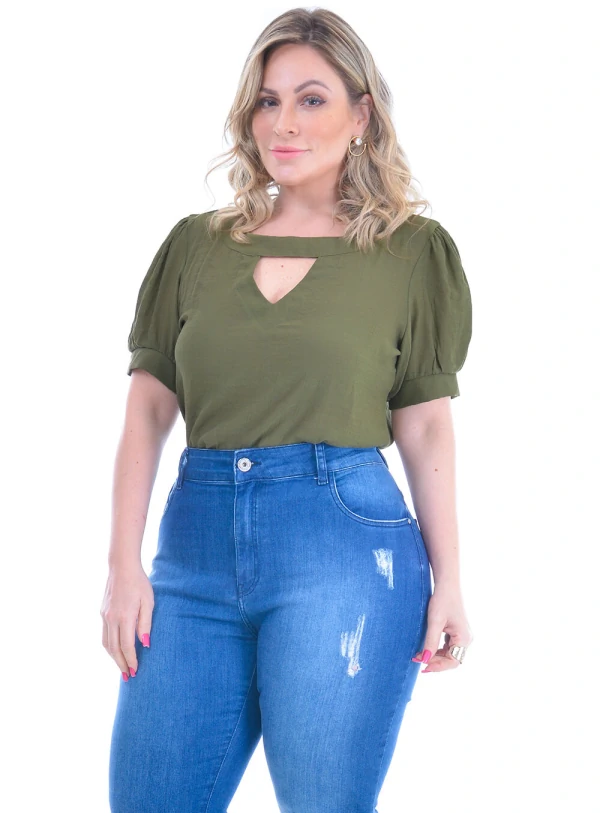 Blusa Plus Size Saragoça