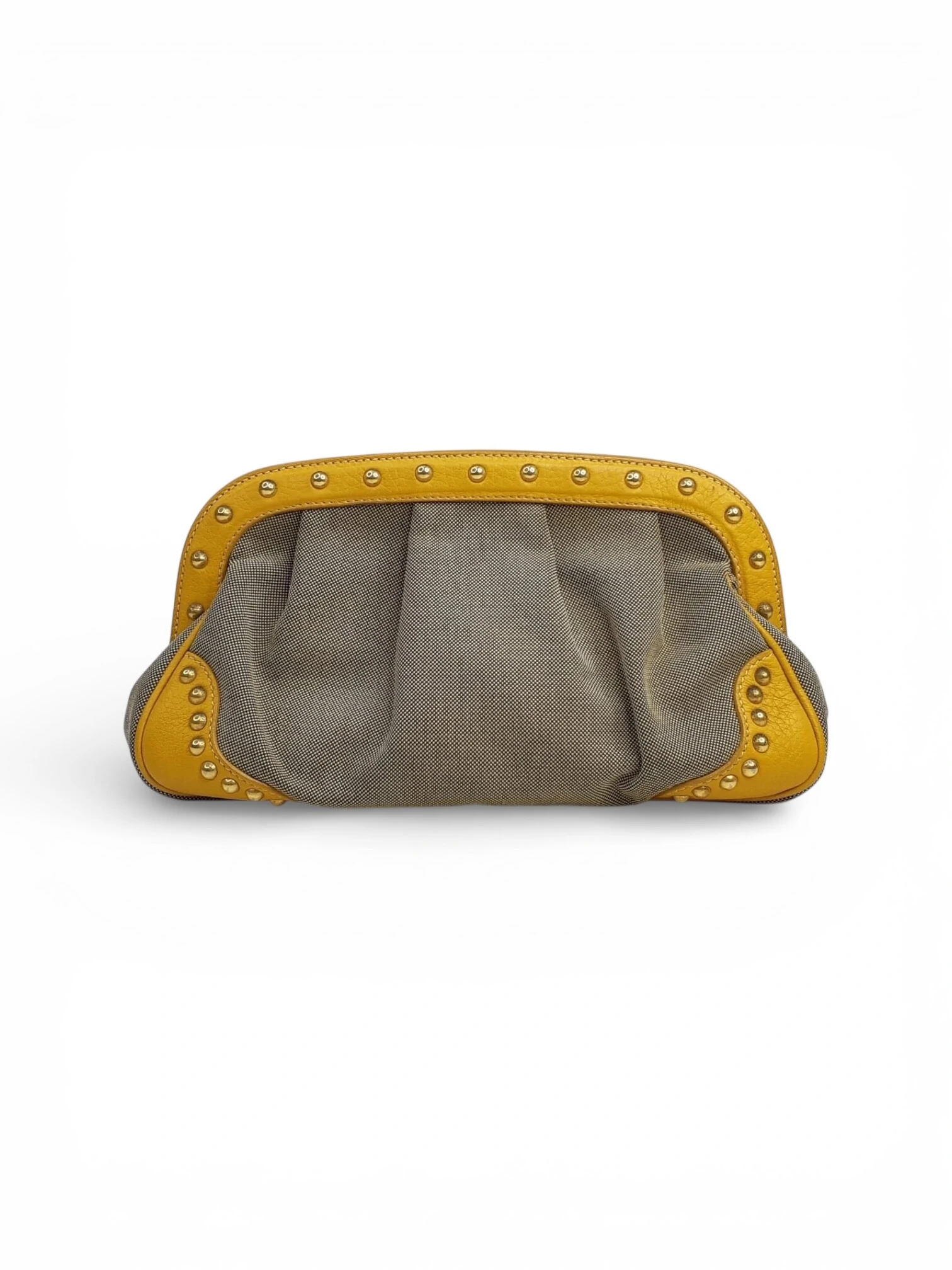 FotoClutch Prada Jacquard Amarelo