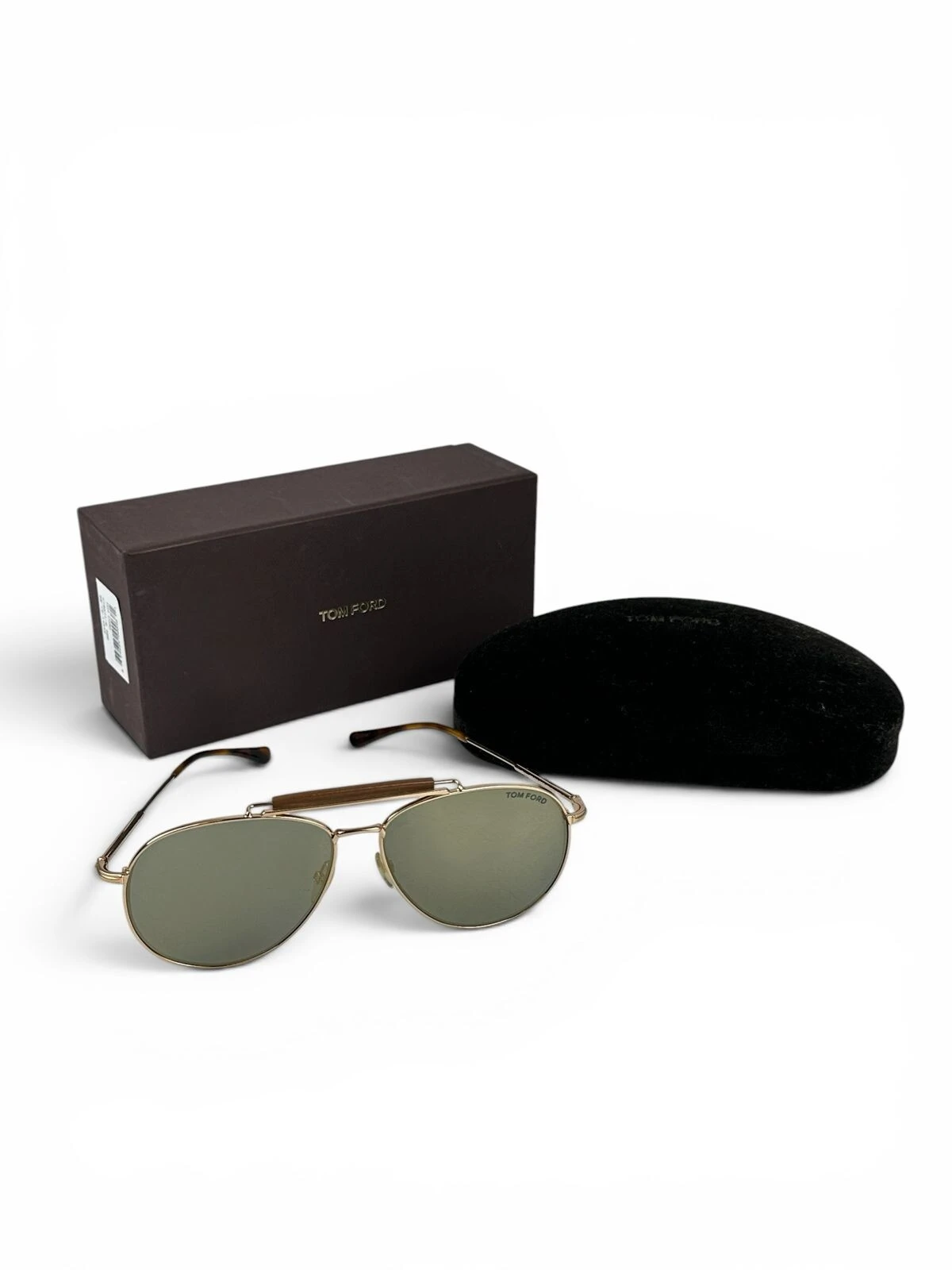 FotoÓculos De Sol Tom Ford Aviador Sean Dourado