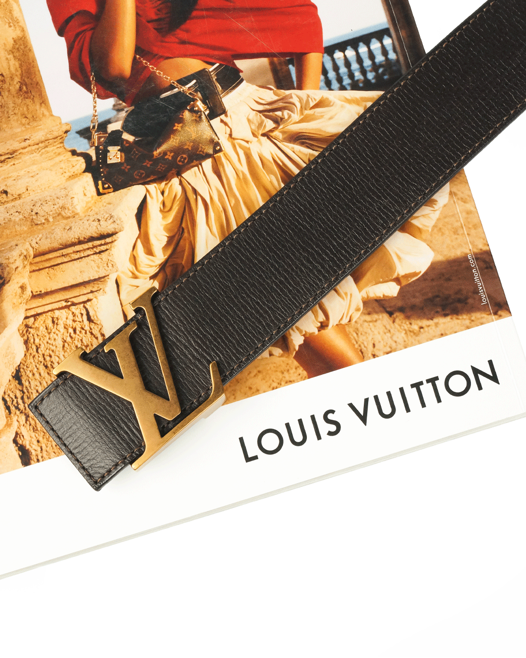 FotoCinto Louis Vuitton Reversível LV Marrom