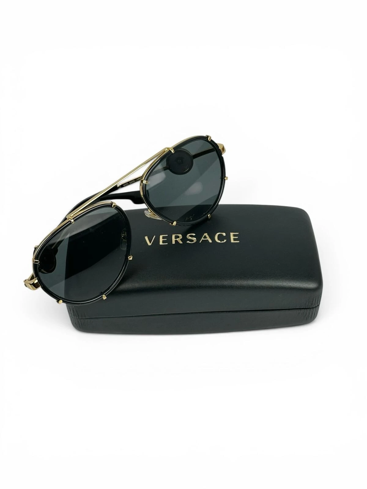 FotoÓculos De Sol Versace Aviador 2232 Preto