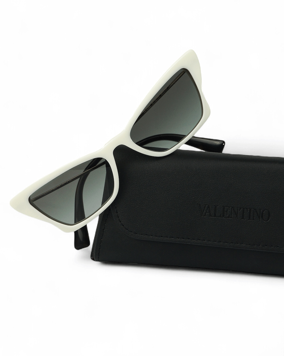FotoÓculos Valentino Cat-Eye VA4062 Marfim & Preto