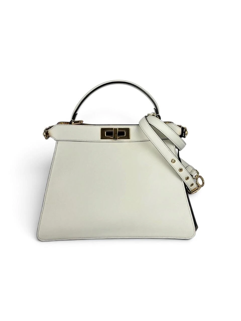 Foto Bolsa Fendi x Versace Peekaboo Média Branca