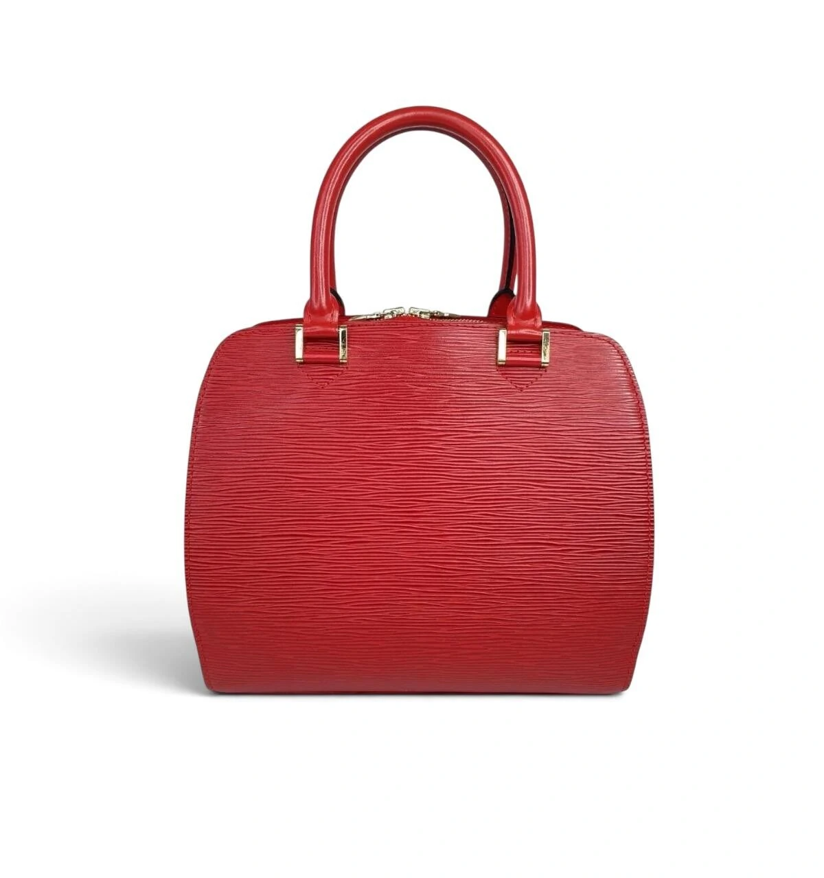 Foto Bolsa Louis Vuitton Sablons em Couro Epi Vermelha