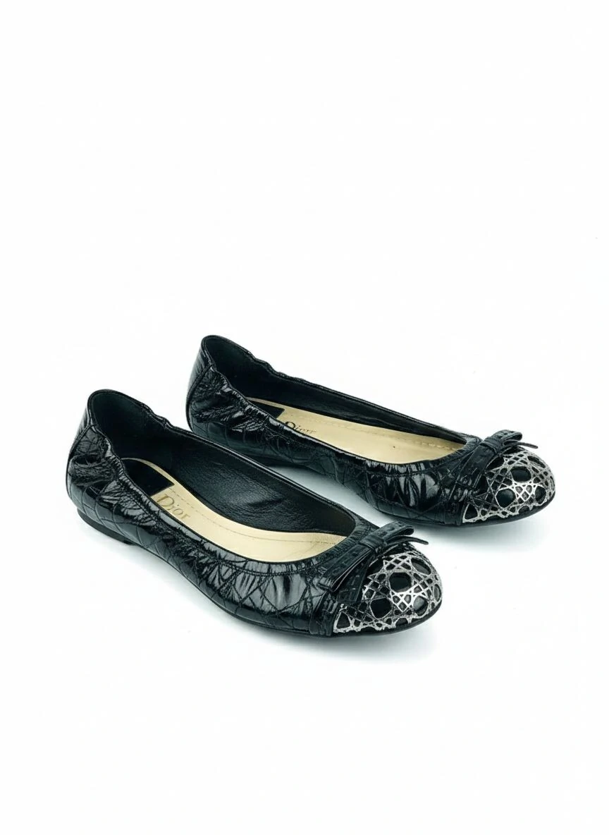 FotoSapatilha Dior Sapatilha Verniz Preta