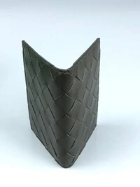 Porta Cartão Bottega Veneta Intrecciato Verde