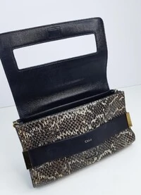 Bolsa Chloé Chloé Snakeskin Medium Elle Bag Snake