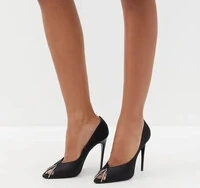 Sapato Saint Laurent Scarpin Martinique Preto