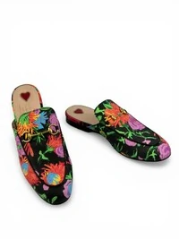 Mule Gucci Horsebit Floral