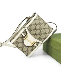 Mini Bolsa Gucci Horsebit 1955 Monogram
