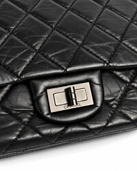 Bolsa Chanel 2.55 Reissue Classic Double Flap Large Preta