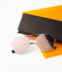 Óculos Fendi Eyeline Gold Rounded