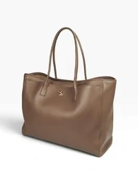 Chanel Archetype Shopping Tote Large Light Brown